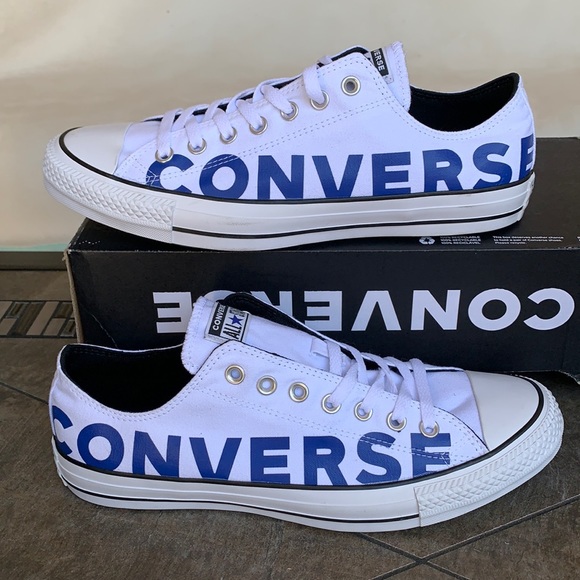 CONVERSE CTAS OX WHITE/BLUE/WHITE MEN’S